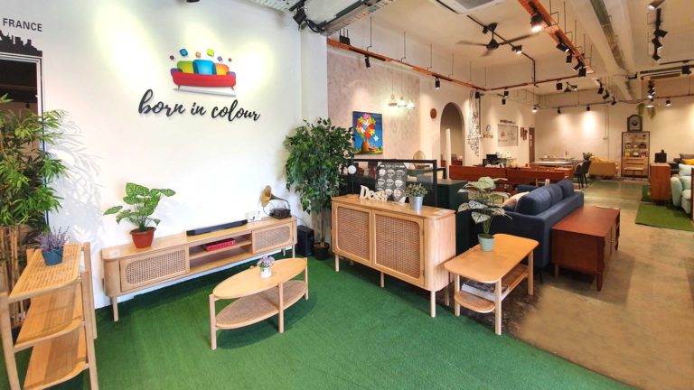 Born in Colour amazing furniture store in Singapore