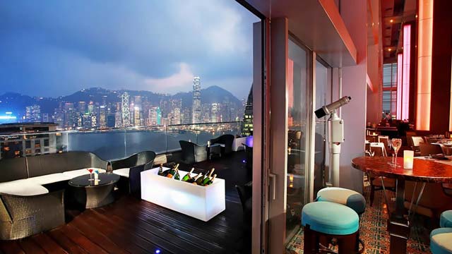 Eye Bar: Happy Hour With Large Terrace In TST, Hong Kong