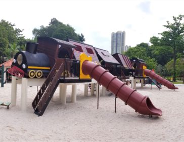 Explore Tiong Bahru Tilting Train Playground In Singapore