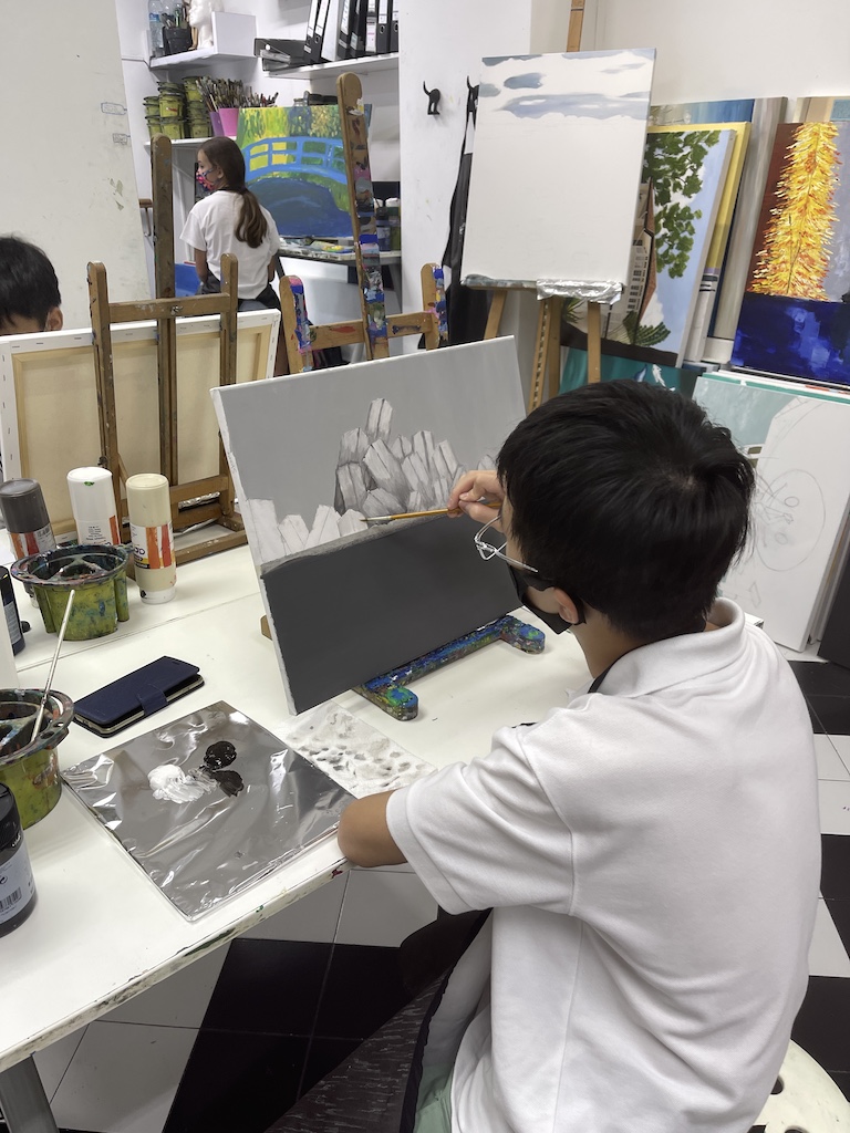 Boy With Easel Arthaus Singapore