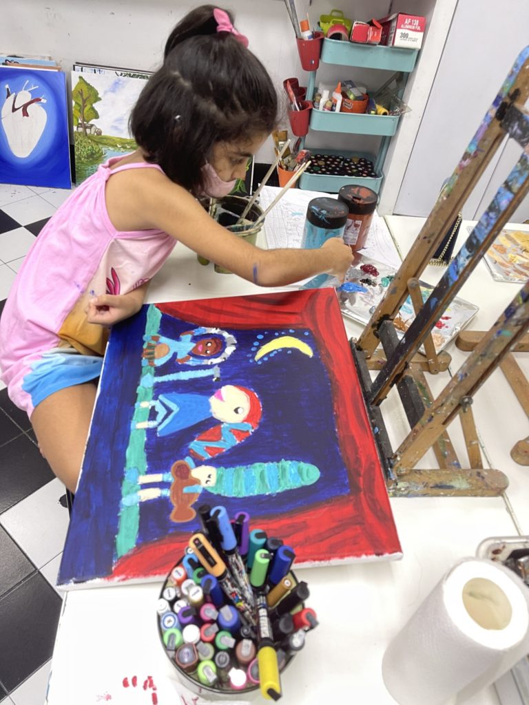 Child Painting Arthaus Singapore