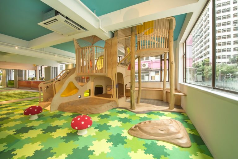 Wooden Play Area Baumhaus Hong Kong
