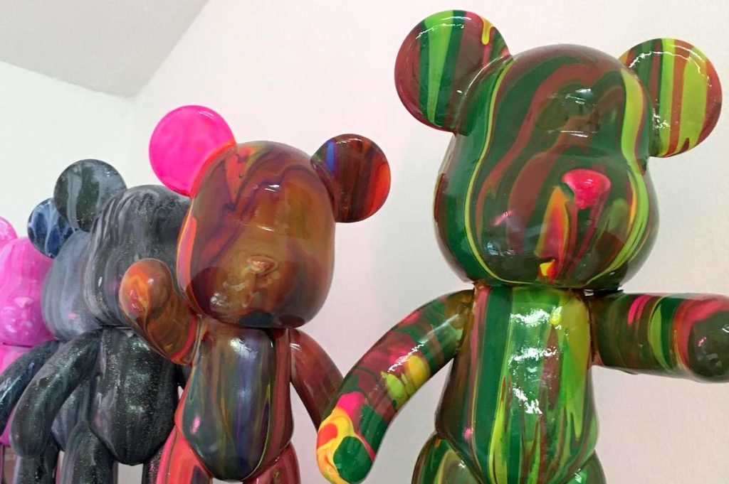 Be@rbrick-Inspired Figurine Art Jamming