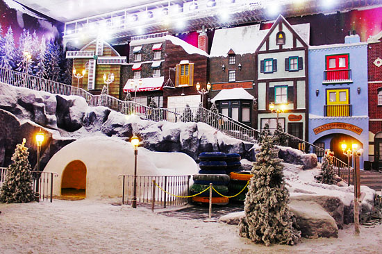Experience Winter Wonderland At Snow World